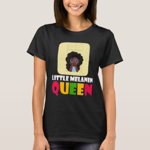 Camiseta Melanin School Queen Black Afro Chicas Melanin Bir