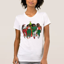 Melanin Sistas Árbol de Navidad y regalos Chicas n