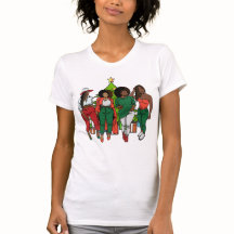 Melanin Sistas Árbol de Navidad y regalos Chicas n