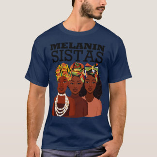 Camiseta Melanin Sistas Chica Negro Magic 1