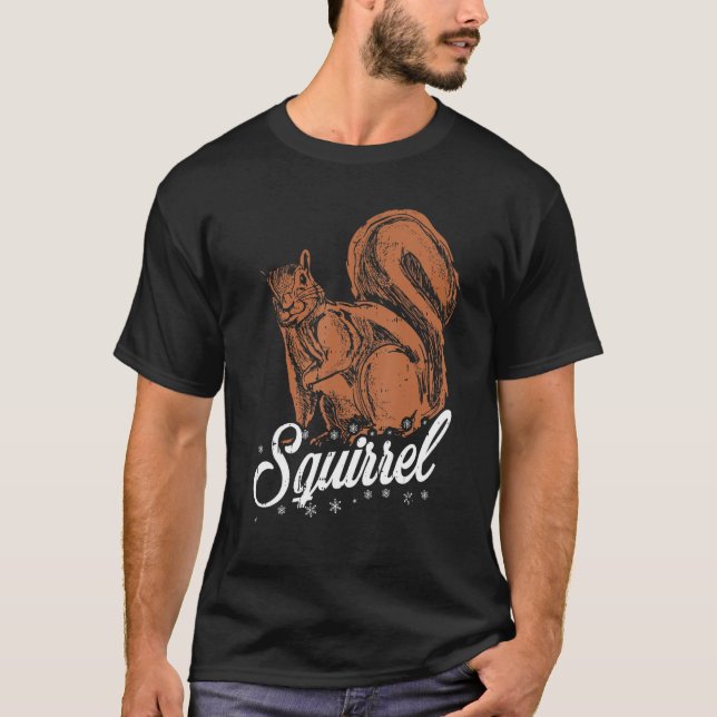 Camiseta Melanin Squirrel Black History Mono BLM Animales W (Anverso)