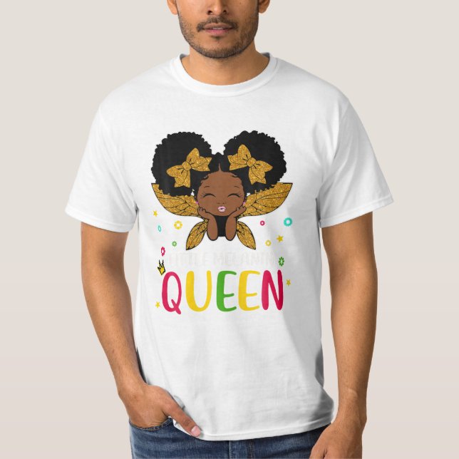 Camiseta Melanin T Shirt por cumpleaños (Anverso)