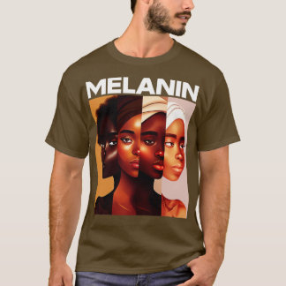 Camiseta Melanin tila orgullo negro afrocéntrico