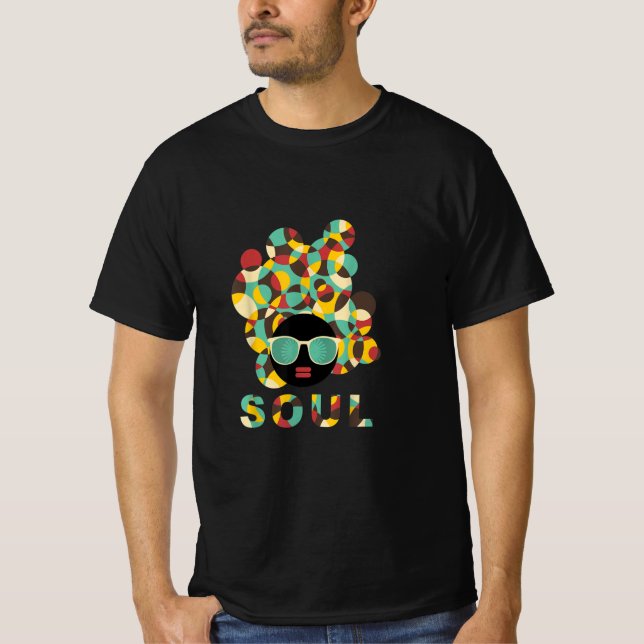 Camiseta Melanin, un regalo del poder de la historia negra  (Anverso)