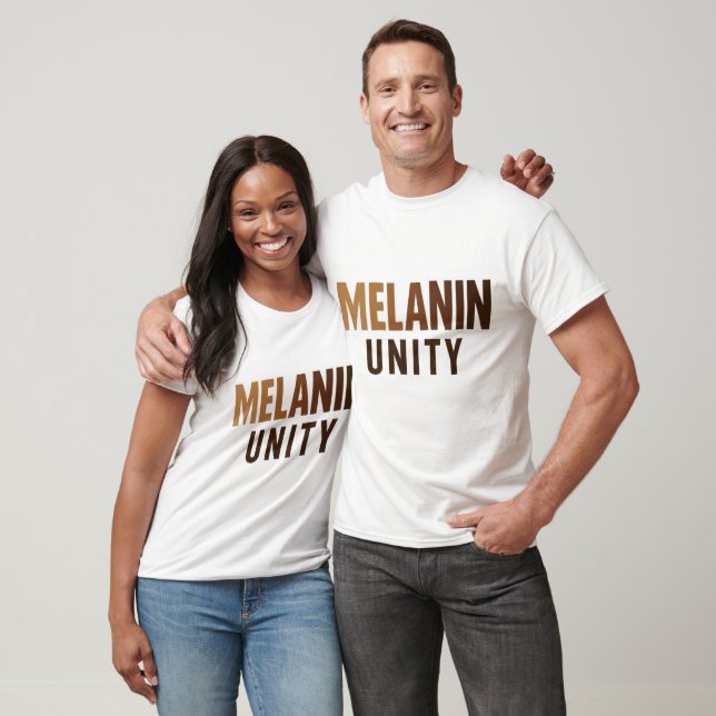 Camiseta Melanin Unity – Dripping Shades of Strength (Unisexo)