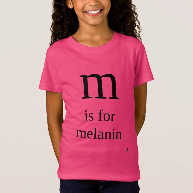 camiseta melanina (Anverso)