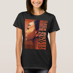 Camiseta Melanina africana negra 247365 Mes de historia neg