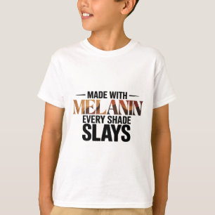 Camiseta Melanina Cada Tonalidad Mata Pelo Natural Reina Af