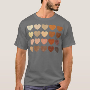 Camiseta melanina corazones africanos Regalo del Orgullo Ne