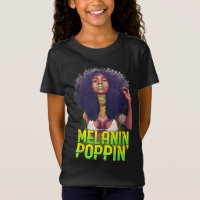 Melanina de afro natural Poppin afroamericano