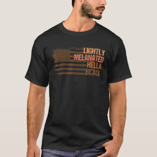 Camiseta Melanina Hella Black History Melanin Afri