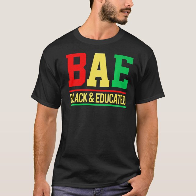 Camiseta Melanina masculina, femenina, Chica y bo educada (Anverso)