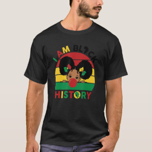 Camiseta Melanina Negra Chica Brillando Gum Soy Historia Ne