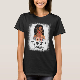 Camiseta Melanina negra de 30 años es mi cumpleaños número