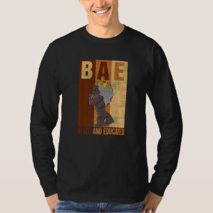Camiseta Melanina Negra Y Educada Mes De La Historia