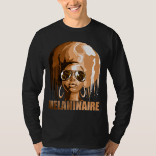 Camiseta Melaninaire Melanin Poppin Black History Gif