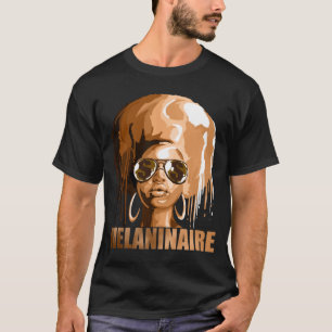 Camiseta Melaninaire Melanin Poppin Black History Gif