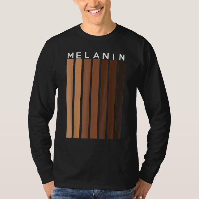 Camiseta Melaninas De Orgullo Negro Para Mujeres Afro Queen (Anverso)