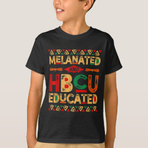Camiseta Melanizado Y Educado Por La HBCU El Orgullo Negro 