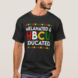 Camiseta Melanizado Y Educado Por La HBCU El Orgullo Negro
