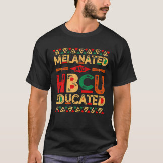 Camiseta Melanizado Y Educado Por La HBCU El Orgullo Negro