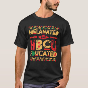 Camiseta Melanizado Y Educado Por La HBCU El Orgullo Negro