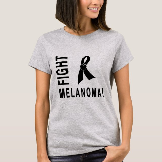 Camiseta Melanoma de la lucha (Anverso)
