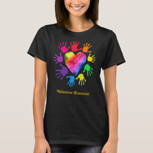 Camiseta Melanoma Sensibilización Manos Melanoma