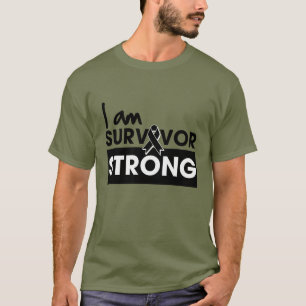 Camiseta Melanoma soy superviviente fuerte