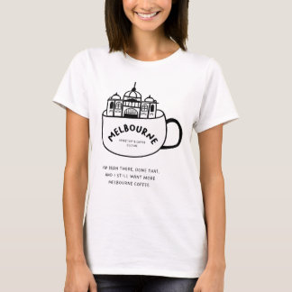 Camiseta Melbourne: Arte callejero y cultura del café"