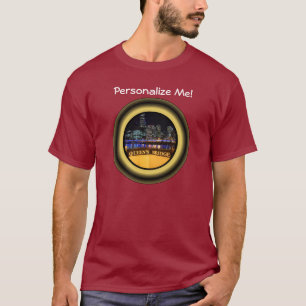 Camiseta Melbourne Australia CBD enciende el puente de la R