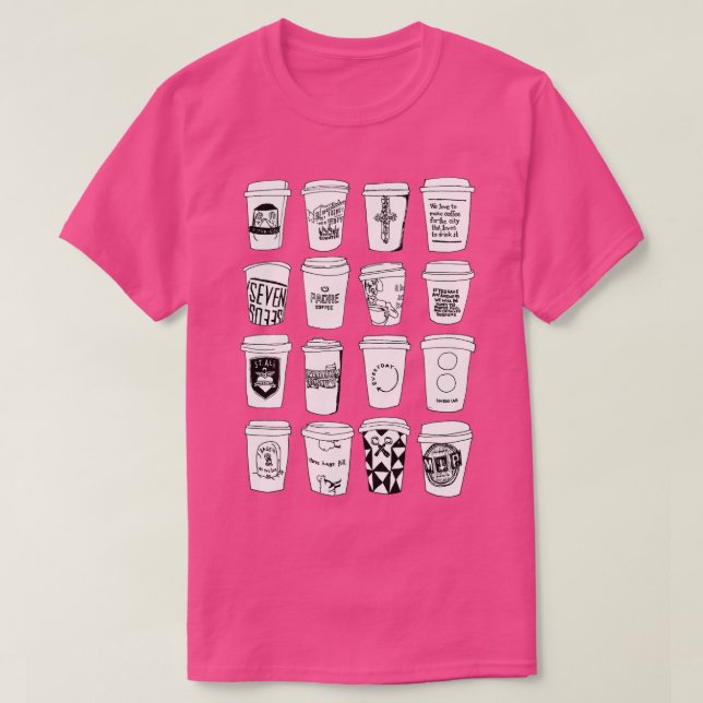 Camiseta Melbourne Coffee (Diseño del anverso)
