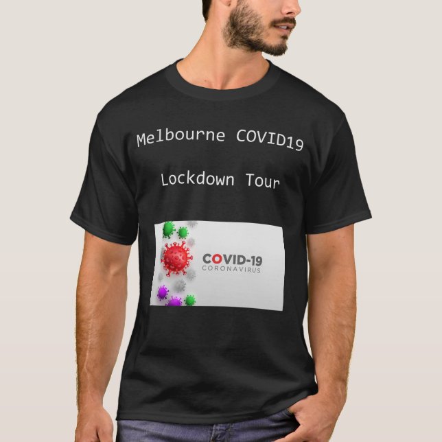 Camiseta Melbourne COVID 19 Lockdown Tour (Anverso)
