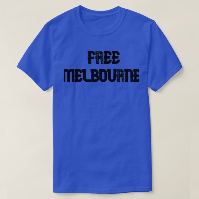 Camiseta melbourne libre (Diseño del anverso)