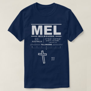 Camiseta Melbourne Tullamarine Airport MEL T-Shirt