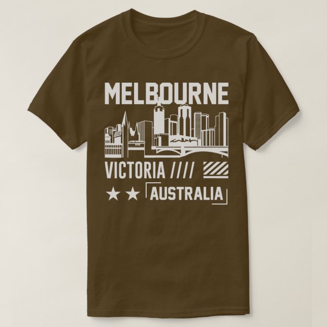 Camiseta Melbourne Victoria Australia Australia (Diseño del anverso)
