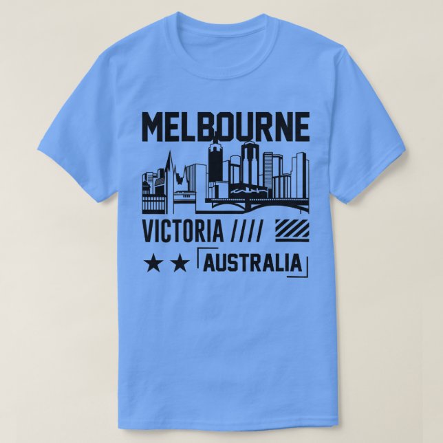 Camiseta Melbourne Victoria Australia Fam australiana (Diseño del anverso)