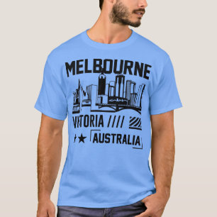 Camiseta Melbourne Victoria Australia Fam australiana