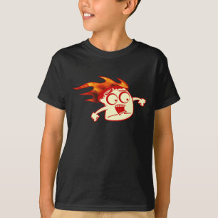 Camiseta Melcocha divertida en el fuego