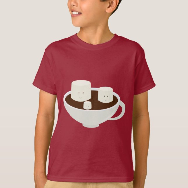 Camiseta Melcochas en chocolate caliente (Anverso)