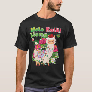 Camiseta Mele Kaliki Llama Kalikimaka Navidades hawaianos L