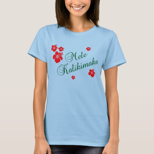 Camiseta Mele Kalikimaka (Anverso)