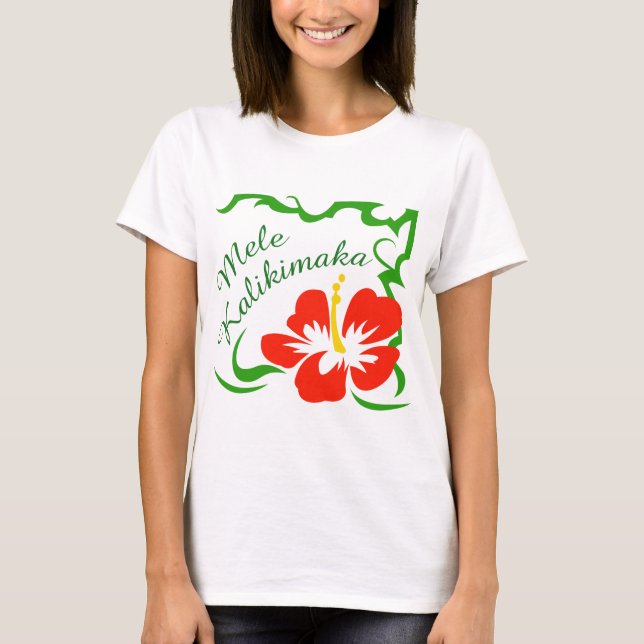 Camiseta Mele Kalikimaka (Anverso)