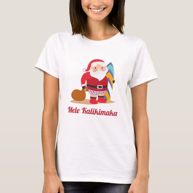 Camiseta Mele Kalikimaka (Anverso)