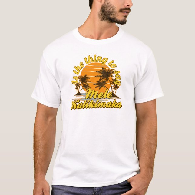 Camiseta Mele Kalikimaka (Anverso)