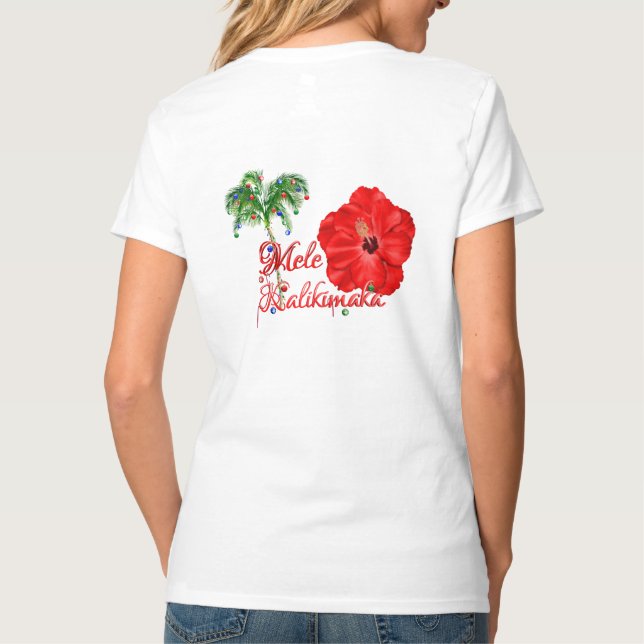 Camiseta Mele Kalikimaka (Reverso)
