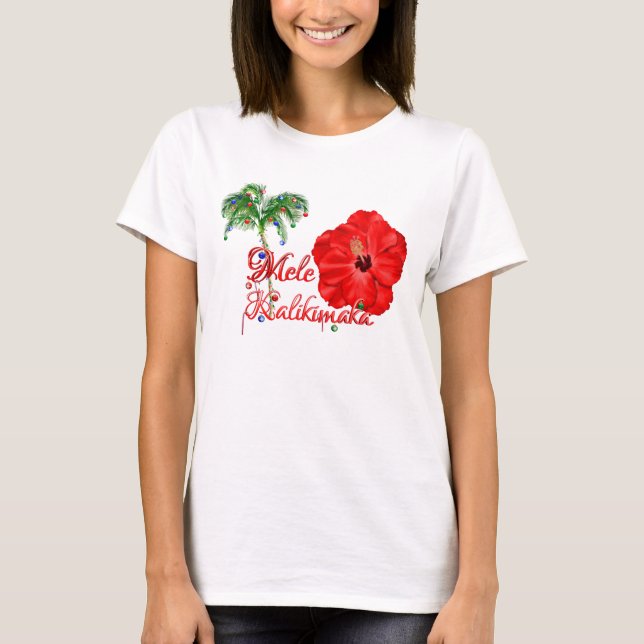 Camiseta Mele Kalikimaka (Anverso)