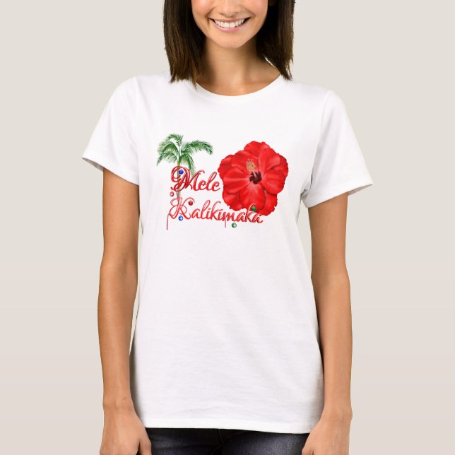 Camiseta Mele Kalikimaka (Anverso)