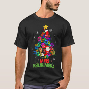 Camiseta Mele Kalikimaka, árbol de Navidad hawaiano