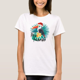 Camiseta Mele Kalikimaka Aves tropicales de la selva